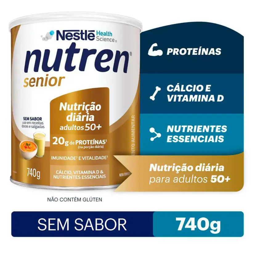 Nutren Senior Pó S/ Sabor 740g